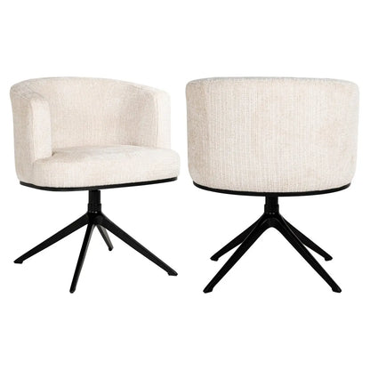 Dining chair Cheyenne niagara beige swivel