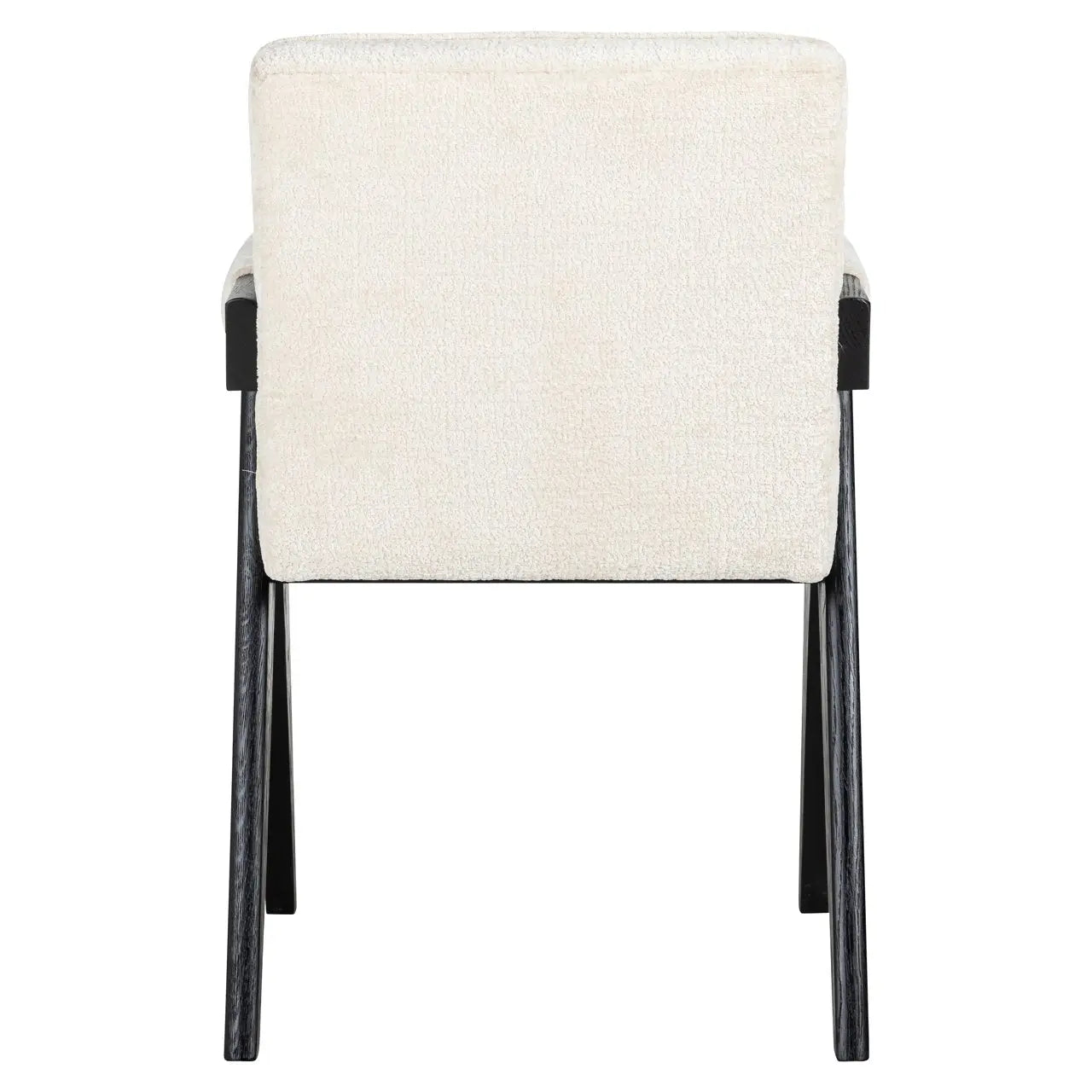 Dining chair Cooper white chenille