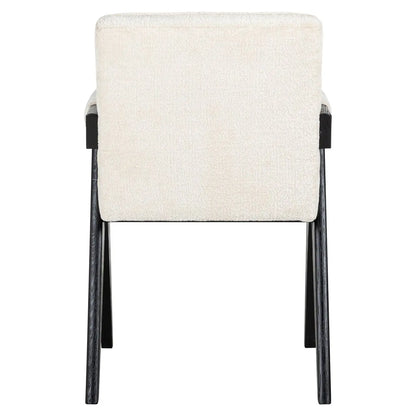 Dining chair Cooper white chenille