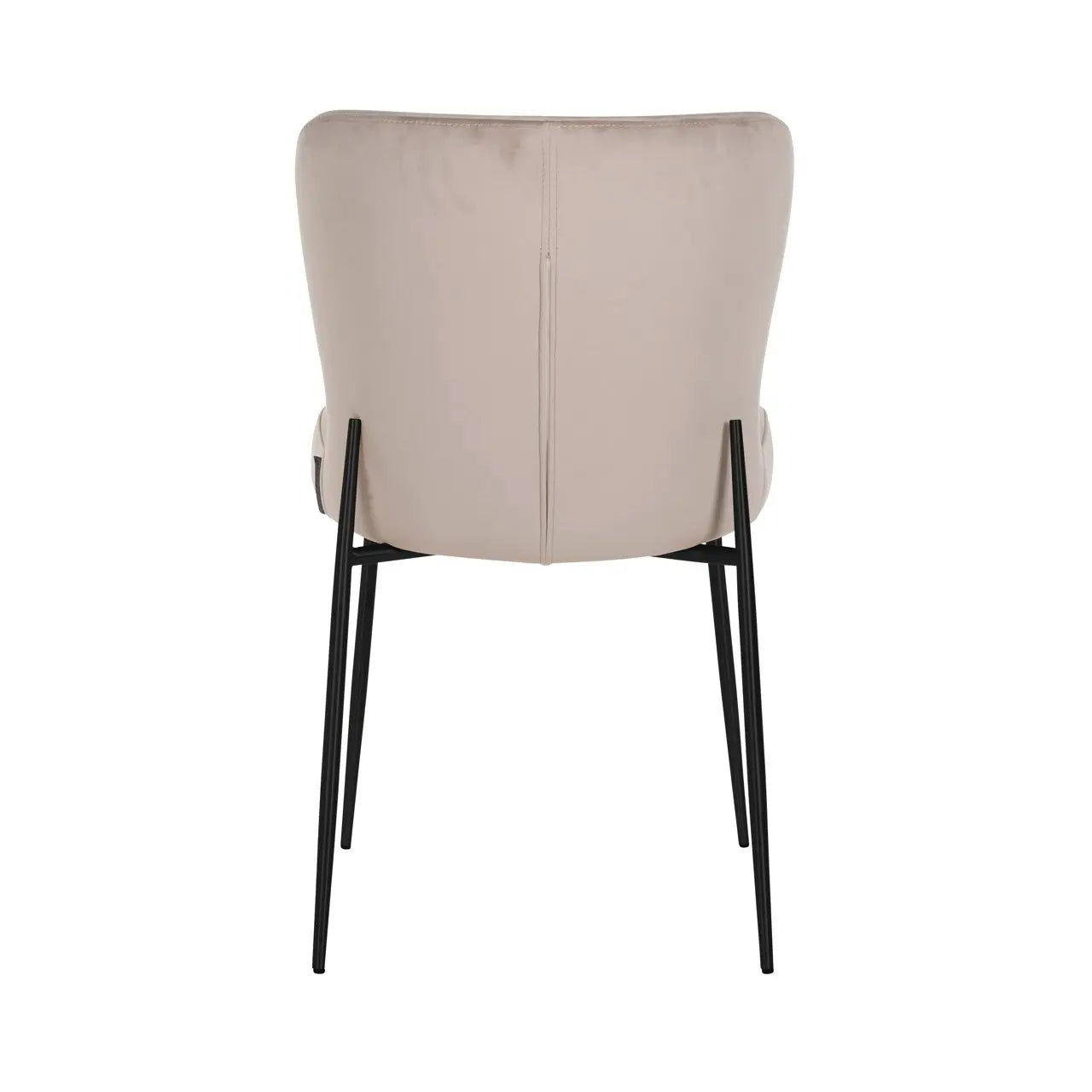 Dining chair Darby khaki velvet fire retardant (Set of 2)