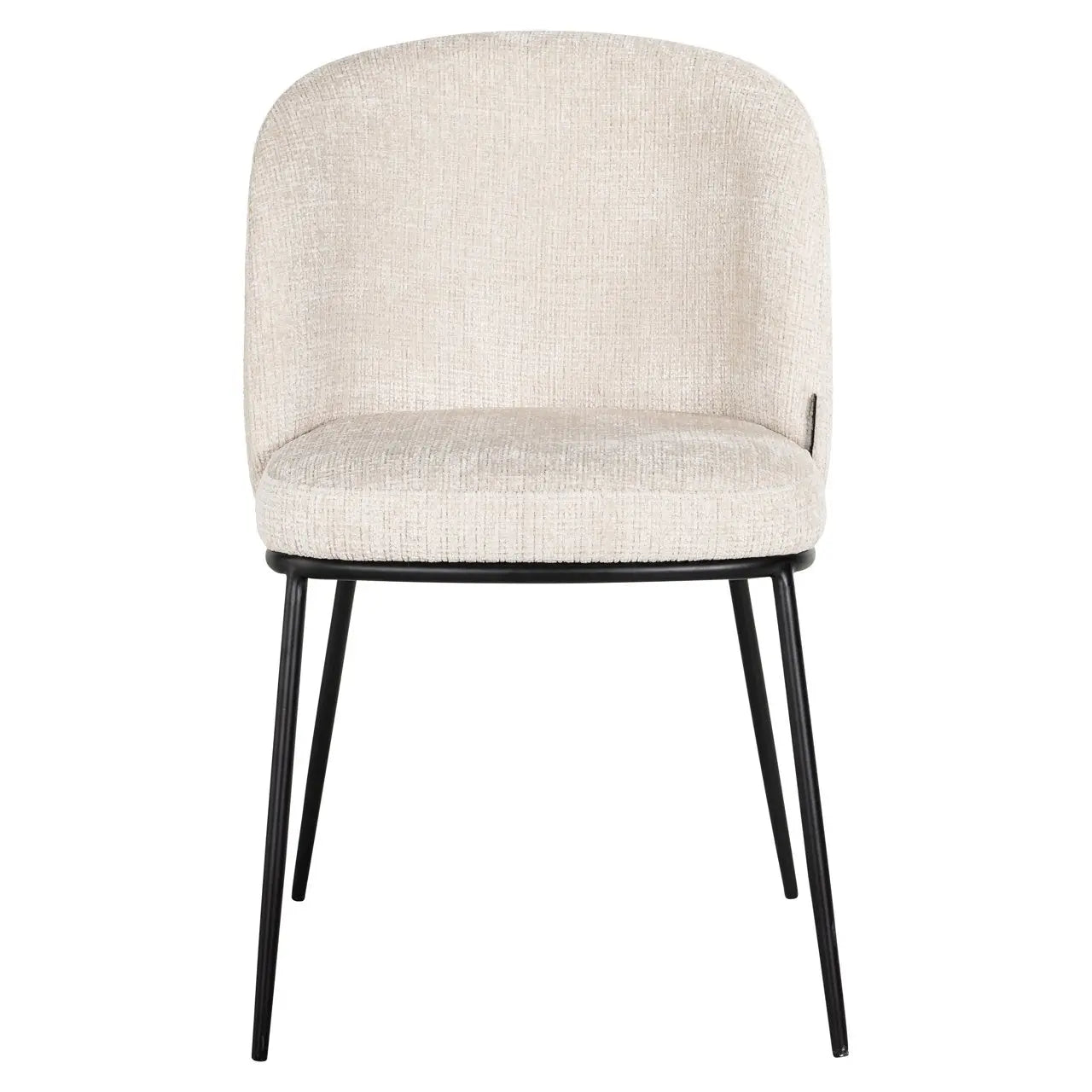 Dining chair Elvi niagara beige fire retardant (Set of 2)