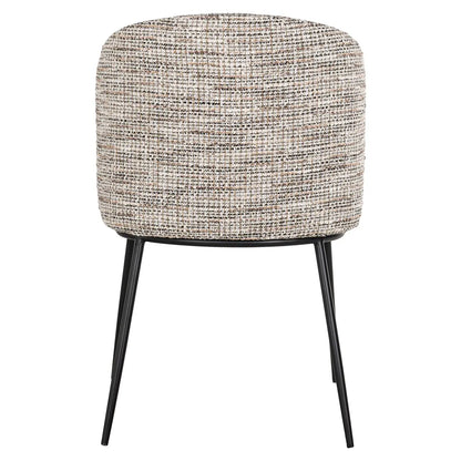 Dining chair Elvi trendy nature fire retardant (Set of 2)