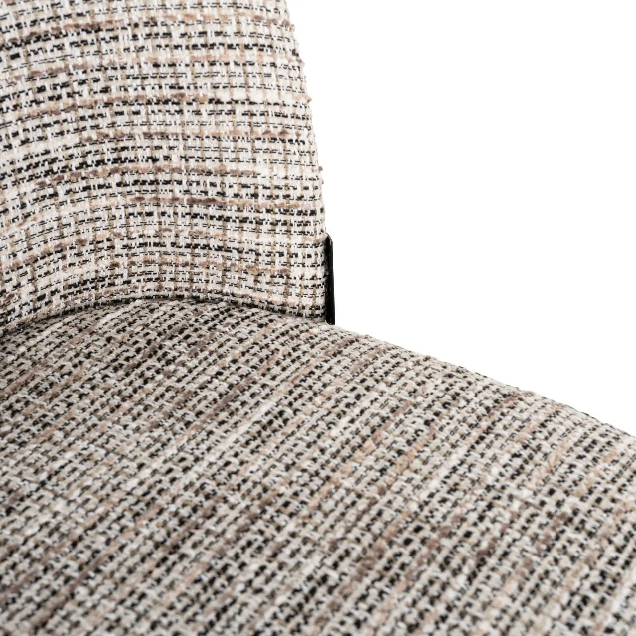 Dining chair Elvi trendy nature fire retardant (Set of 2)