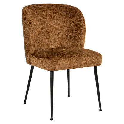 Dining chair Fallon cognac fusion