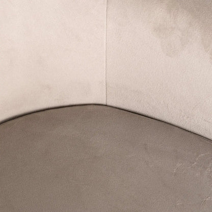 Dining chair Fay khaki velvet fire retardant