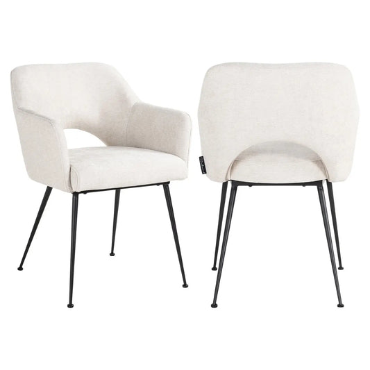 Dining chair Jenthe giulia nature fire retardant