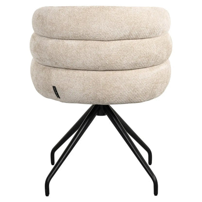 Dining chair Kayla cream unicorn swivel