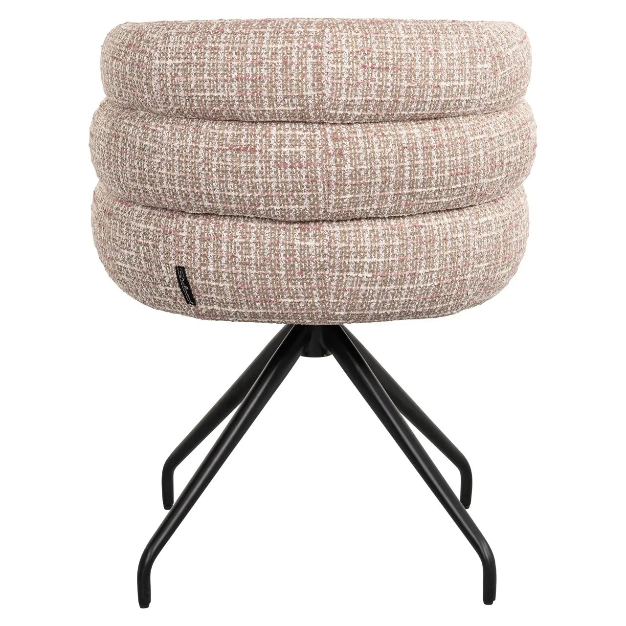 Dining chair Kayla trendy rose swivel
