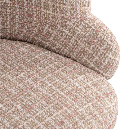 Dining chair Kayla trendy rose swivel