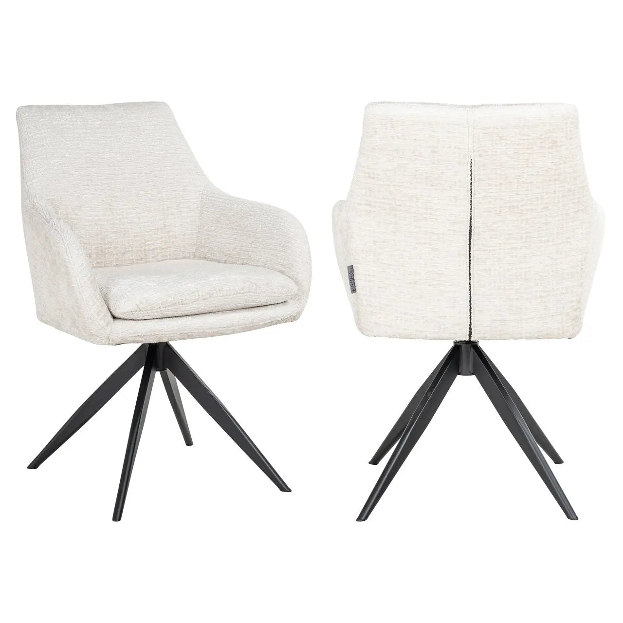 Dining chair Lisonne cream fusion swivel