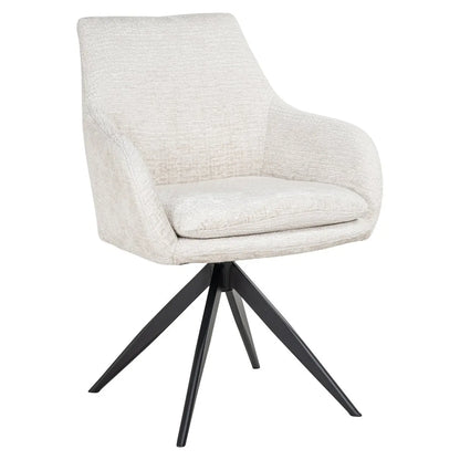 Dining chair Lisonne cream fusion swivel