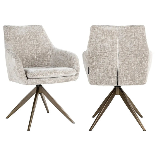 Dining chair Lisonne pearl island swivel