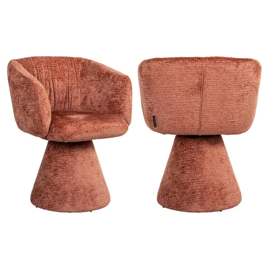Dining chair Madeline blush fusion swivel