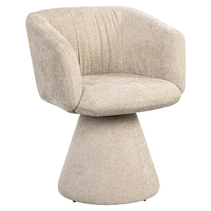 Dining chair Madeline cream unicorn swivel