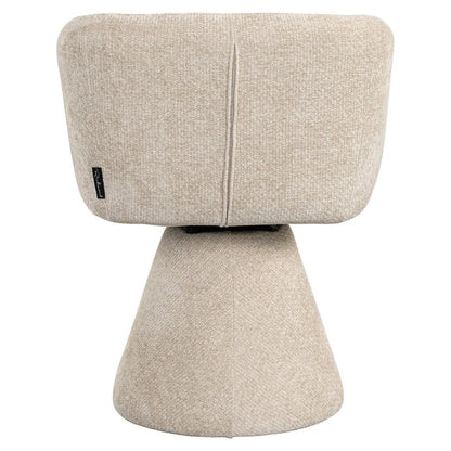 Dining chair Madeline cream unicorn swivel