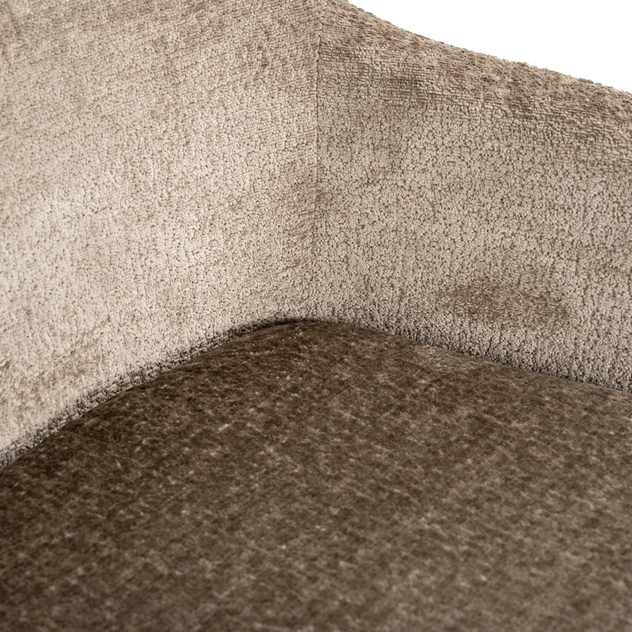 Dining chair Marlon taupe chenille swivel