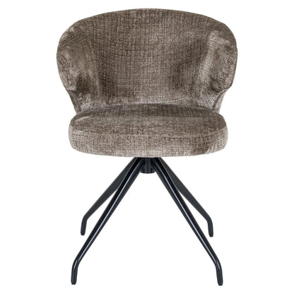 Dining chair Milly niagara stone swivel
