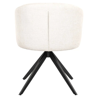 Dining chair Olivia ecru miami swivel