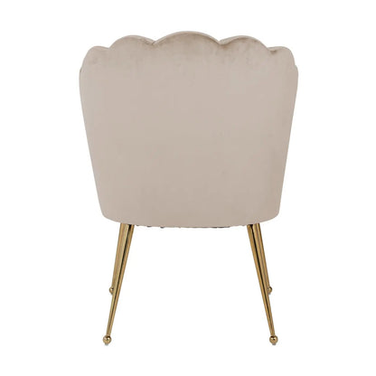 Dining chair Pippa khaki velvet