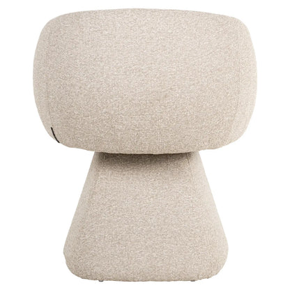 Dining chair Quiriro biscotti swivel