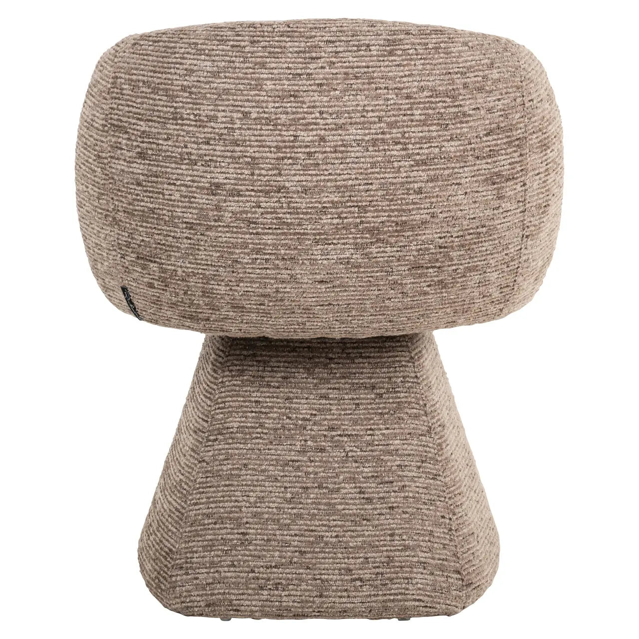 Dining chair Quiriro mocca linear swivel