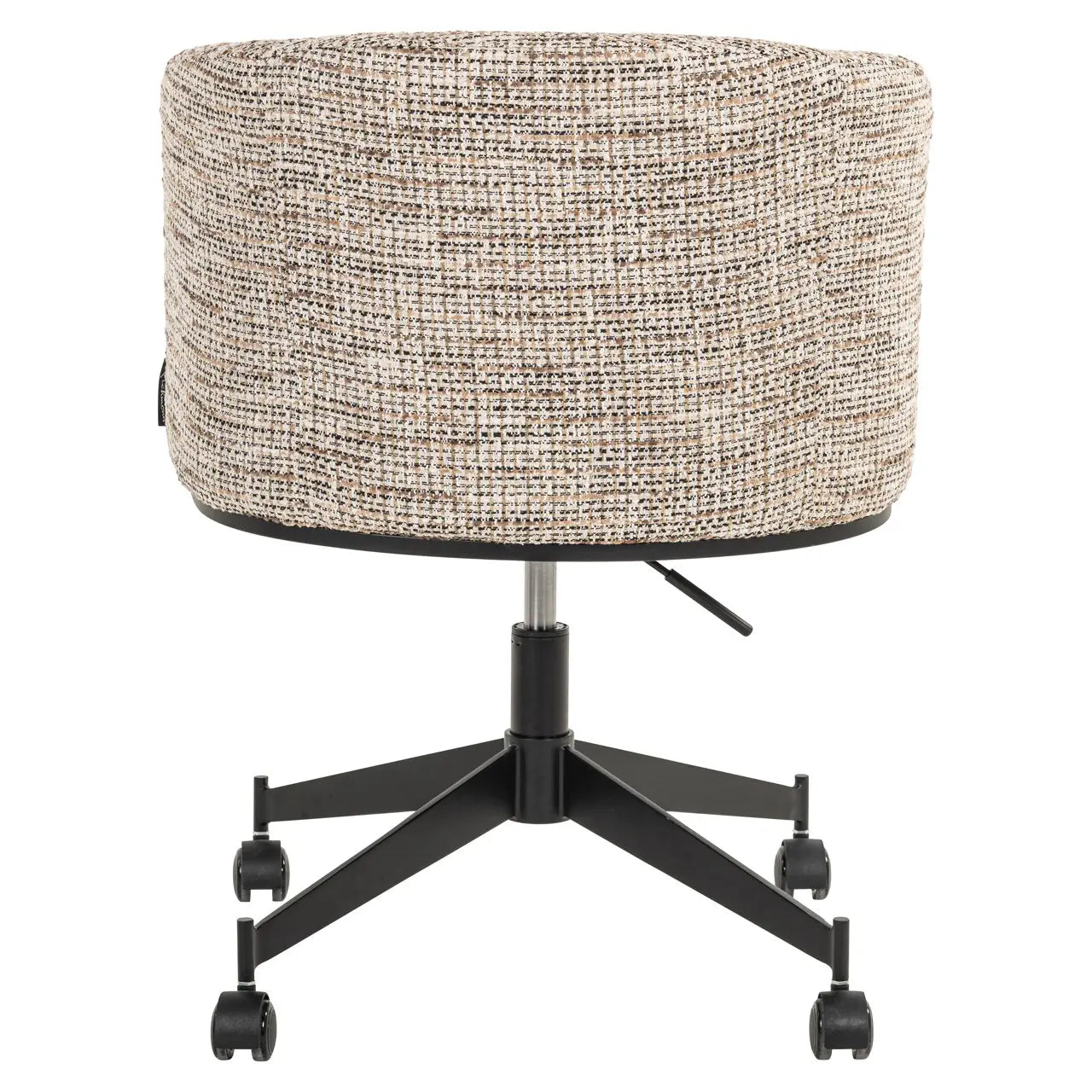 Dining chair Rochenne trendy nature swivel on wheels