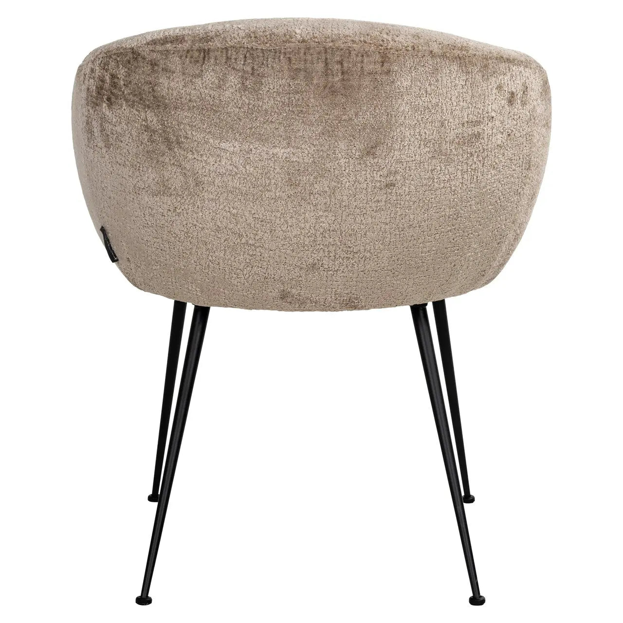 Dining chair Ruby taupe chenille