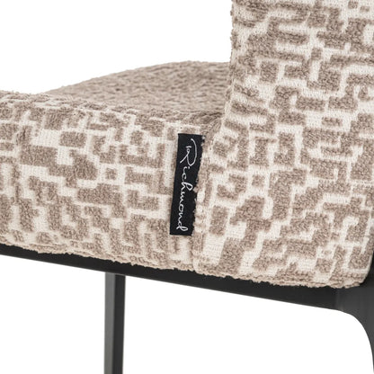 Dining chair Sergio natural geo