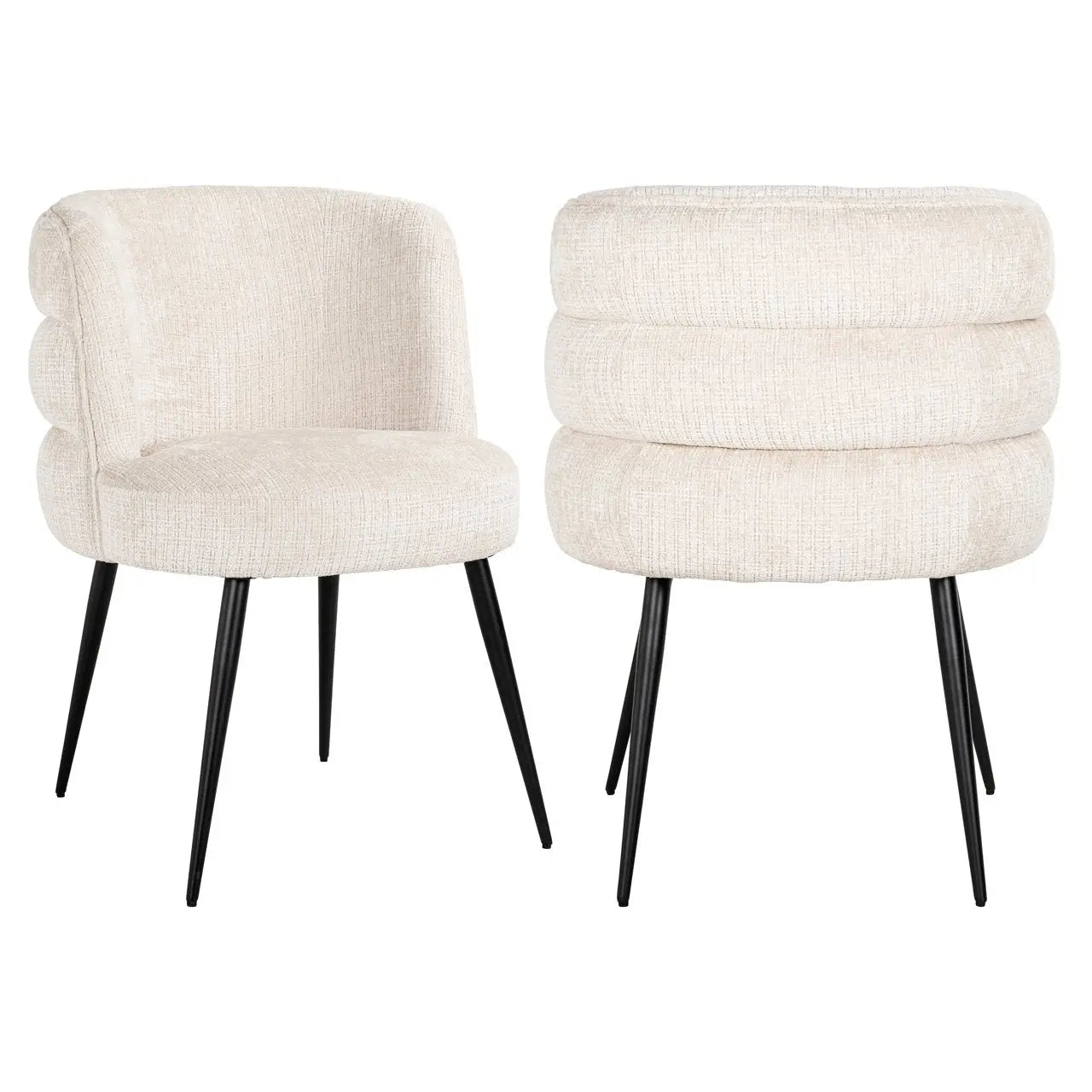 Dining chair Stella niagara beige fire retardant