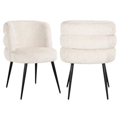 Dining chair Stella niagara beige fire retardant