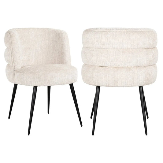 Dining chair Stella niagara beige fire retardant
