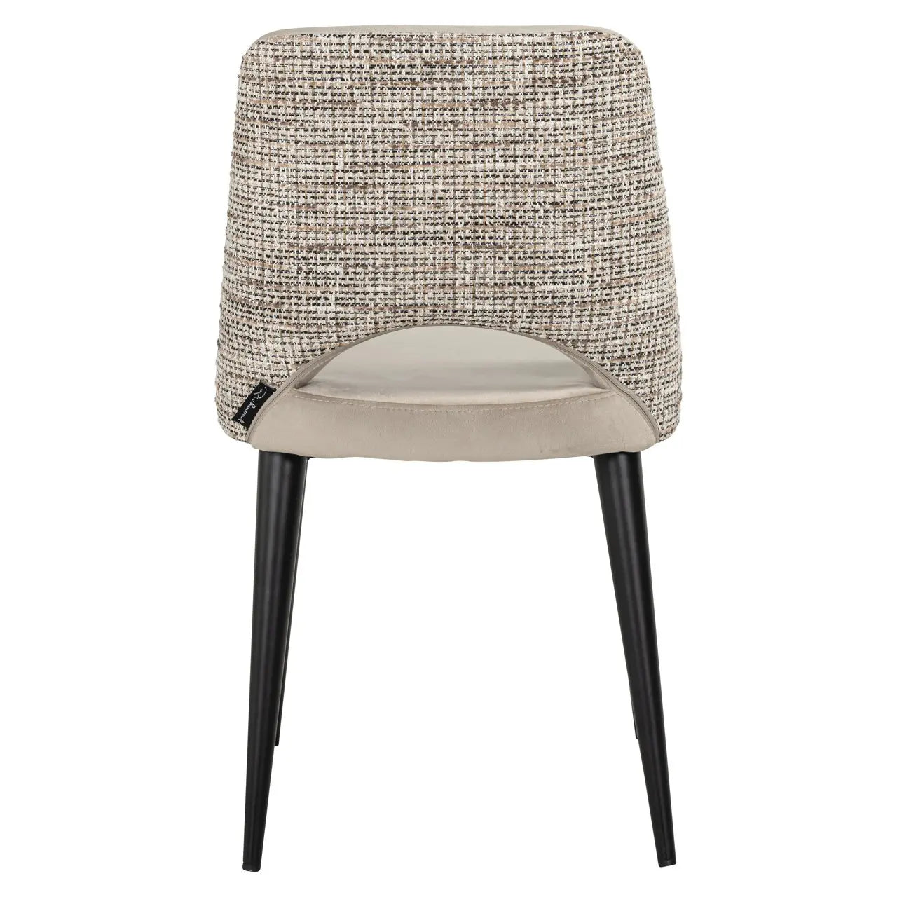 Dining chair Tabitha trendy nature fire retardant (Set of 2)