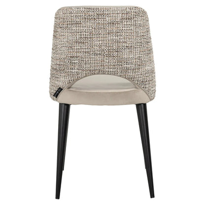 Dining chair Tabitha trendy nature fire retardant (Set of 2)