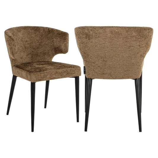 Dining chair Taylor brandy fusion fire retardant