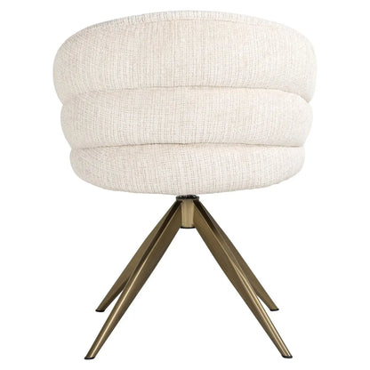 Dining chair Zendaya niagara beige swivel