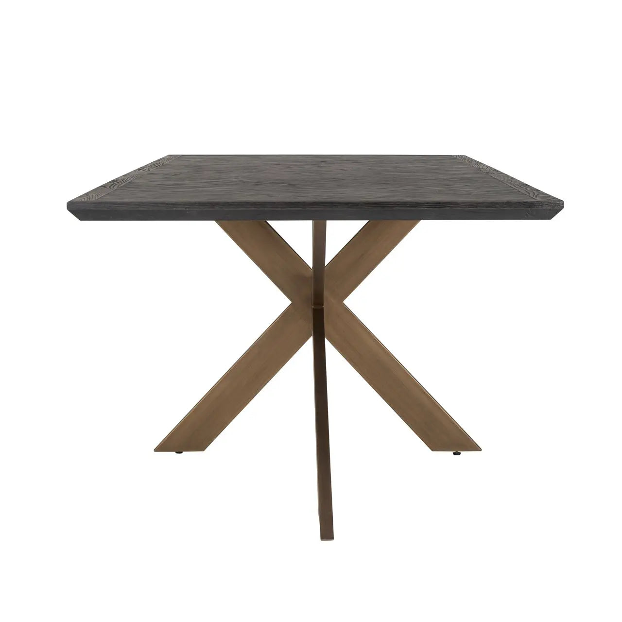 Dining table Blackbone Brass black rustic 260