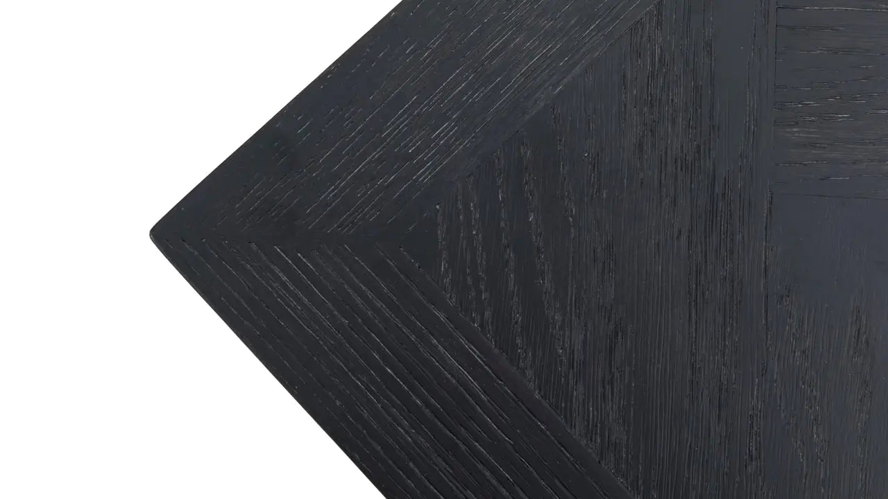 Dining table Blackbone black rustic 200