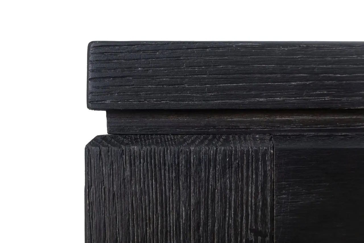 Dining table Blackbone black rustic 200