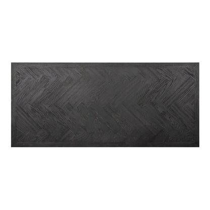 Dining table Blackbone black rustic 200