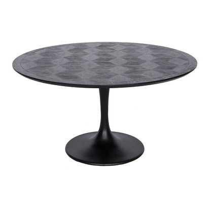 Dining table Blax black 140Ø