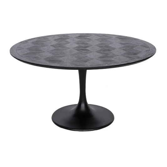 Dining table Blax black 140Ø