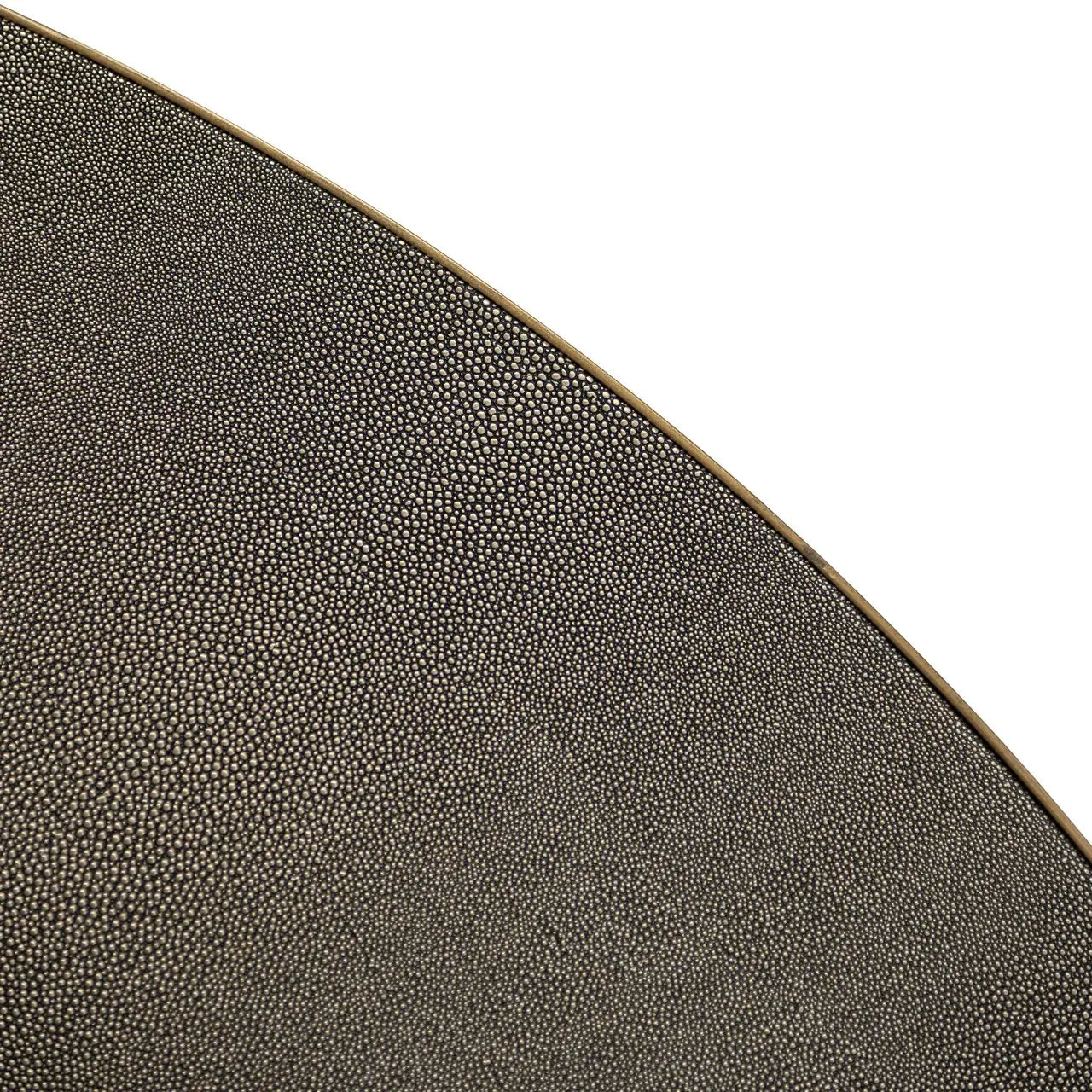Dining table Bloomville black/gold incl. glass top 140Ø