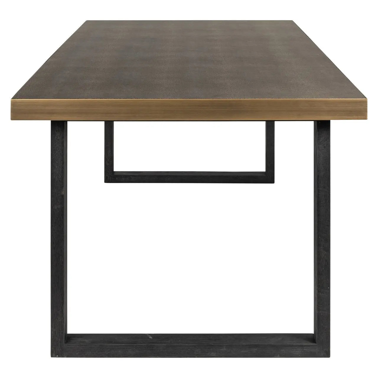 Dining table Bloomville brown incl. glass top 230