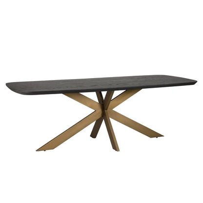 Dining table Cambon dark coffee danish oval 230