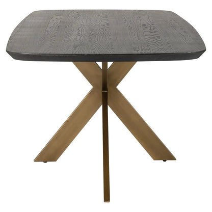 Dining table Cambon dark coffee danish oval 230