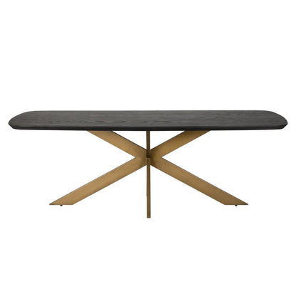 Dining table Cambon dark coffee danish oval 230