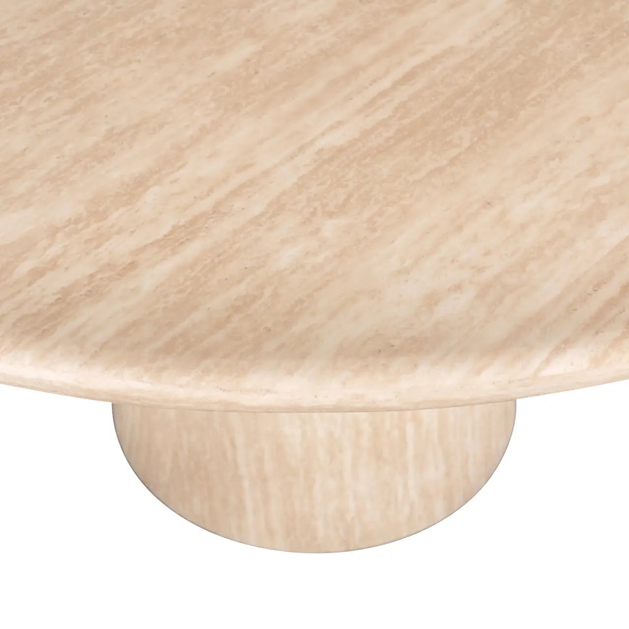 Dining table Fictus beige 140Ø