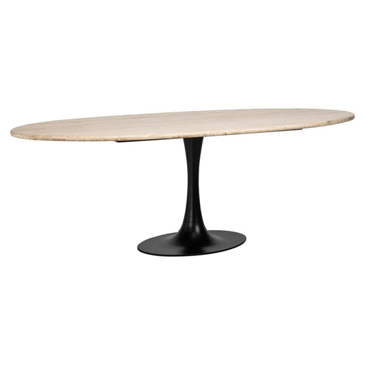 Dining table Hampton black oval 230