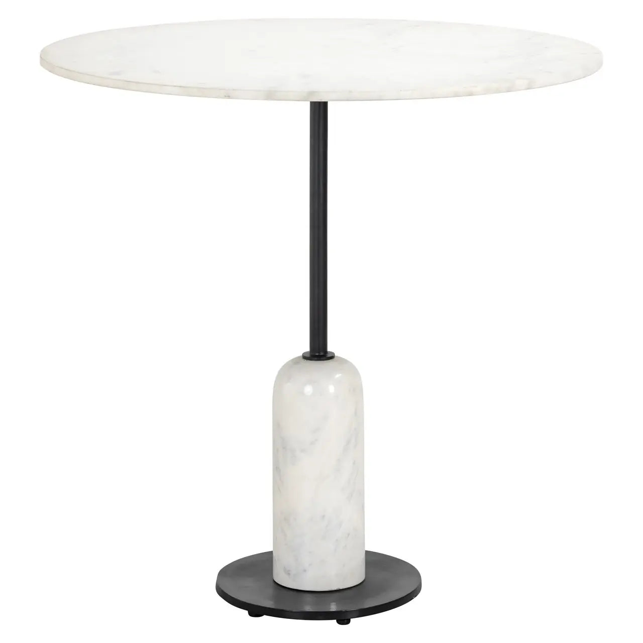 Dining table Jagger black/white 76,5Ø