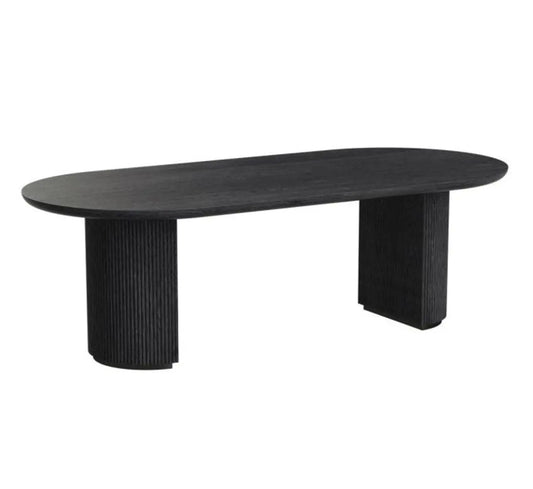 Dining table Kingston dark coffee 280
